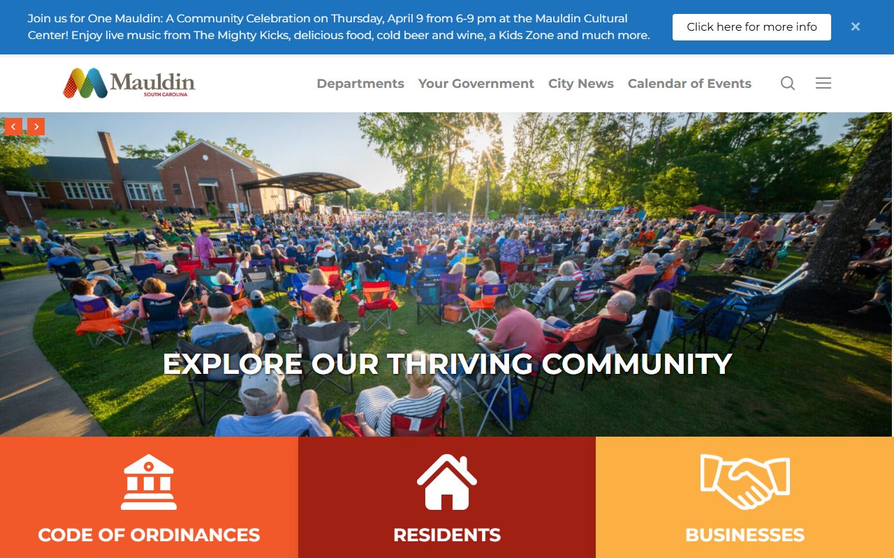 Mauldin deed records on City of Mauldin website