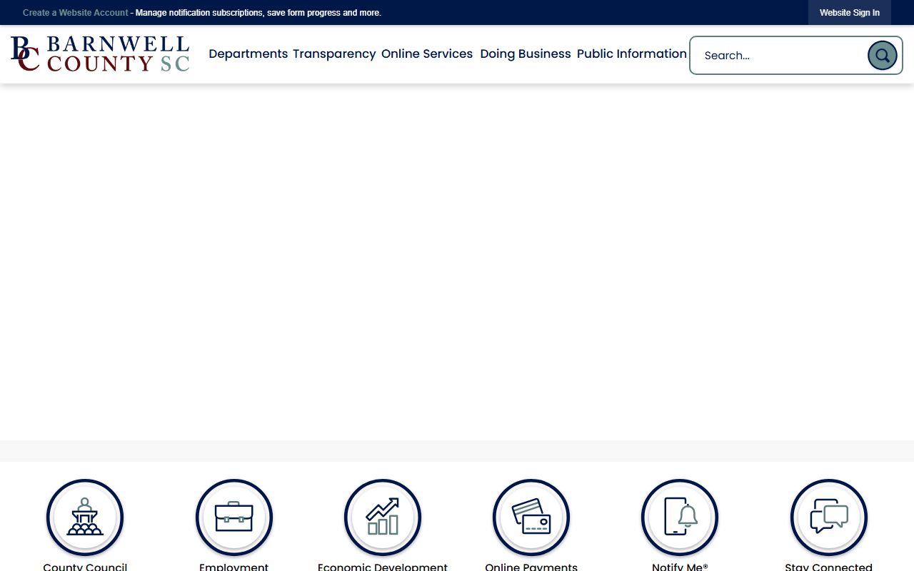 Barnwell County deed records on Barnwell County Government official website