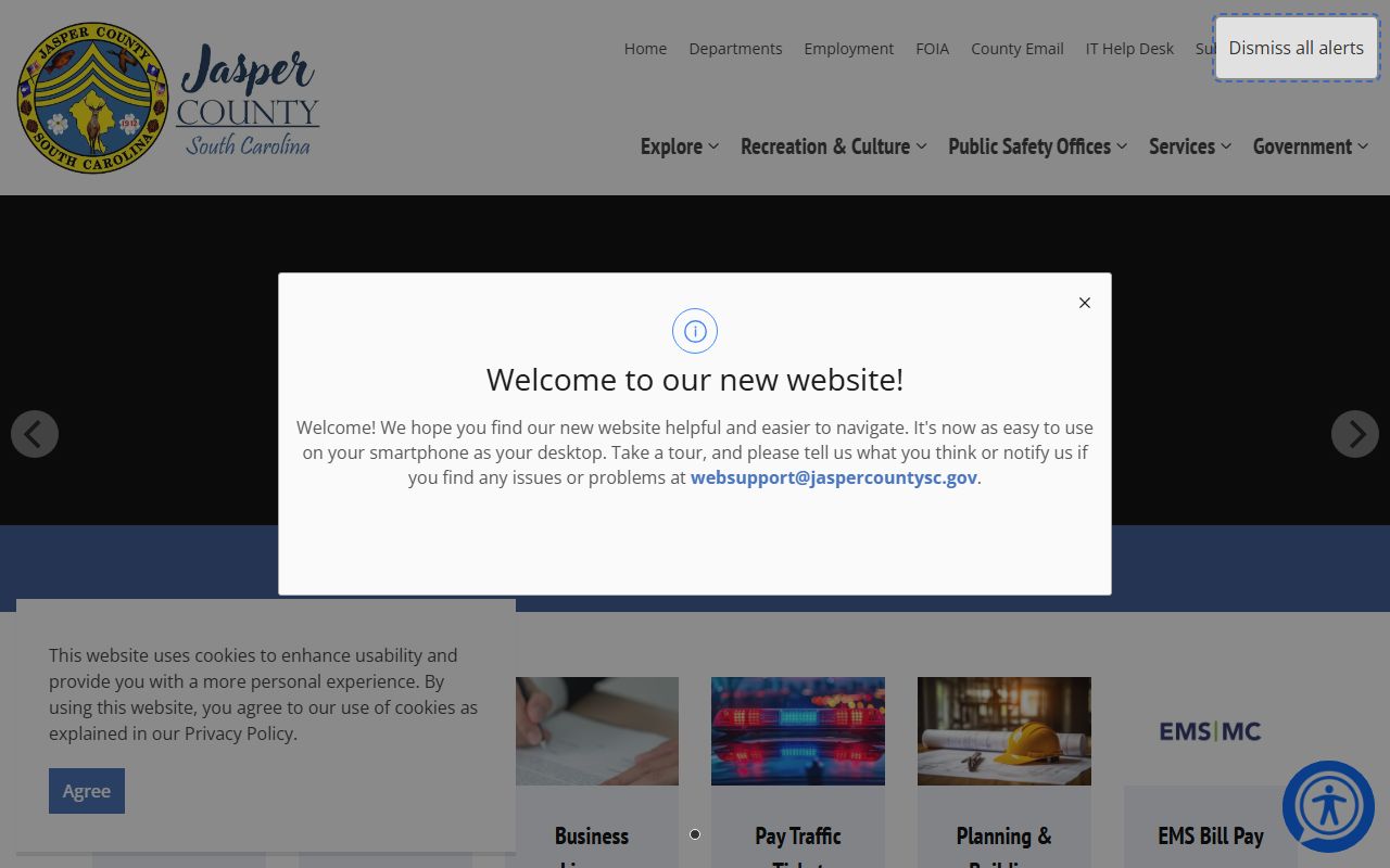 Jasper County deed records on Jasper County Government website