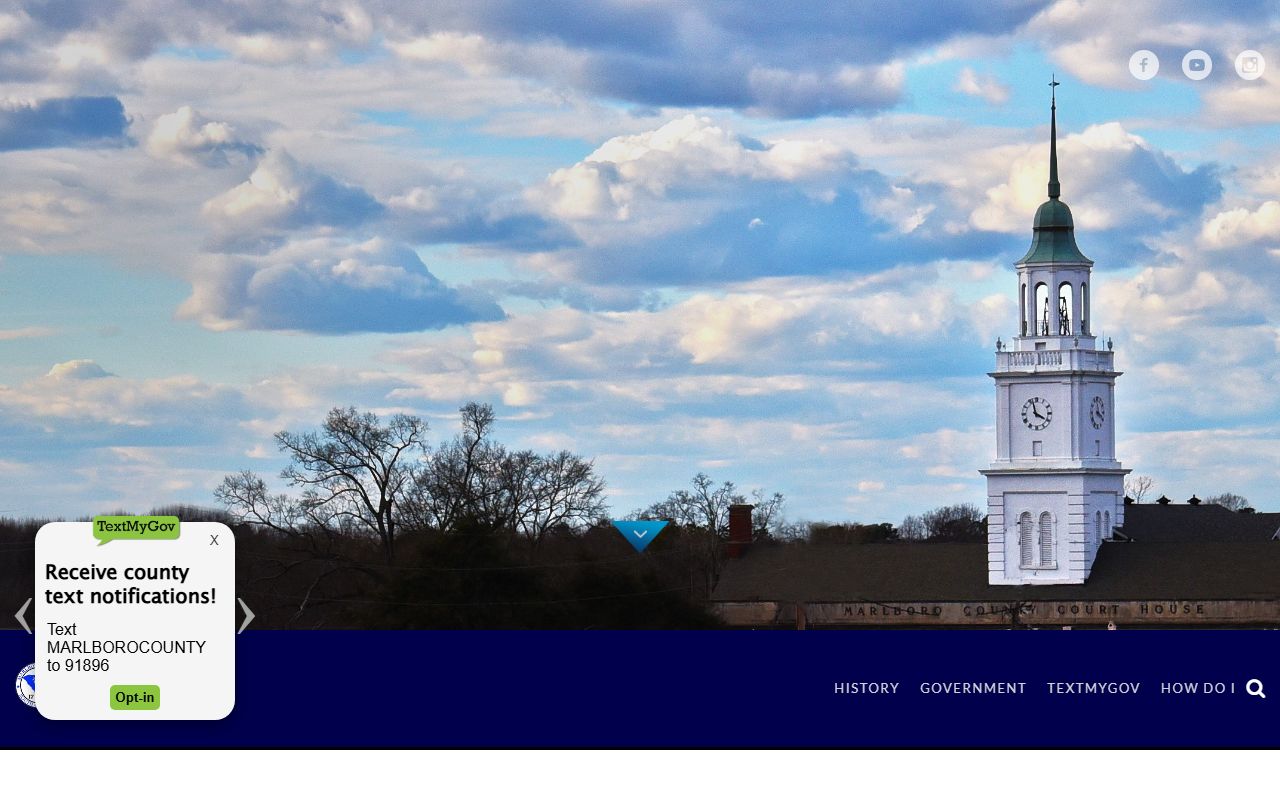 Marlboro County deed records on Marlboro County Government website