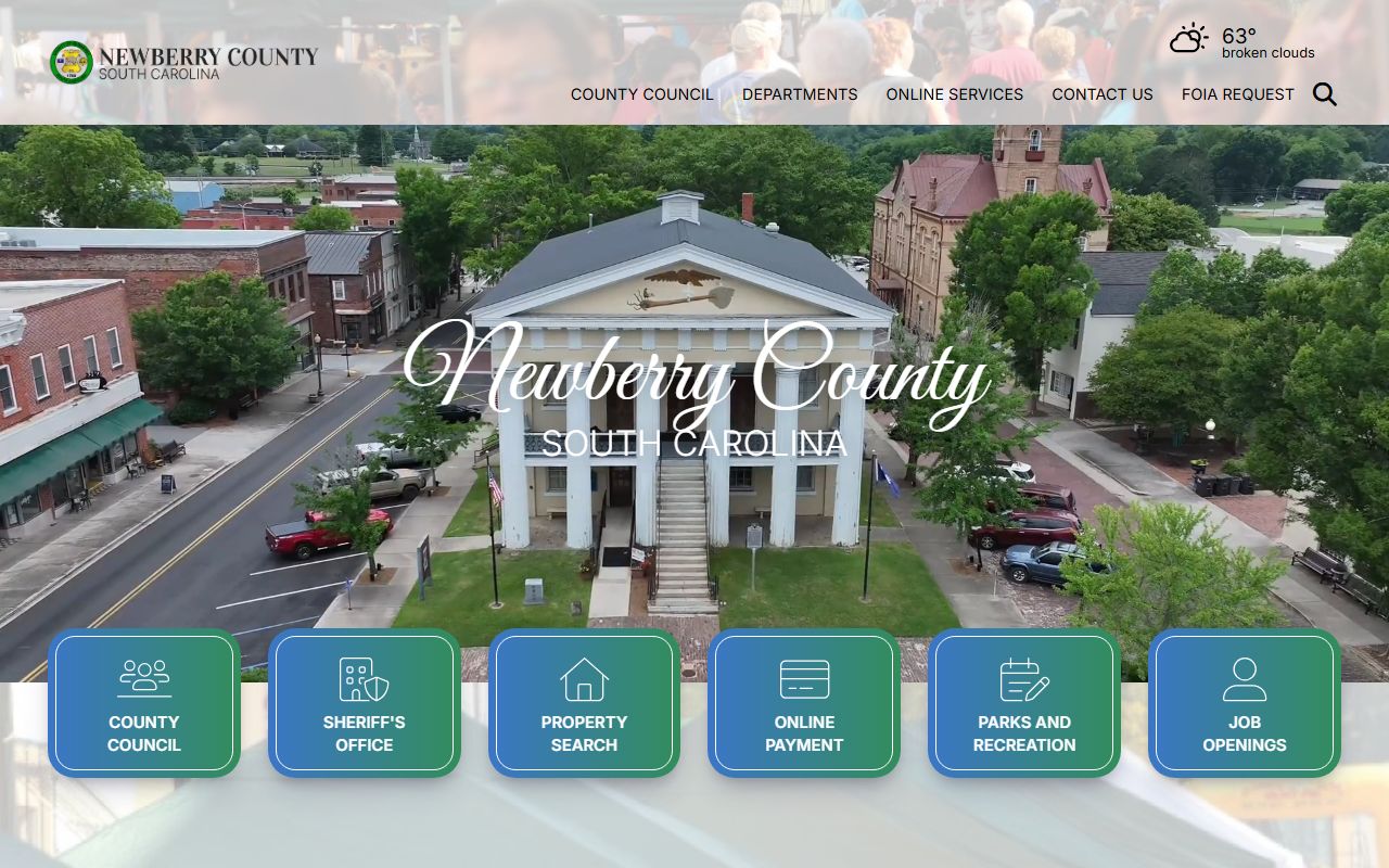 Newberry County deed records on Newberry County Government website